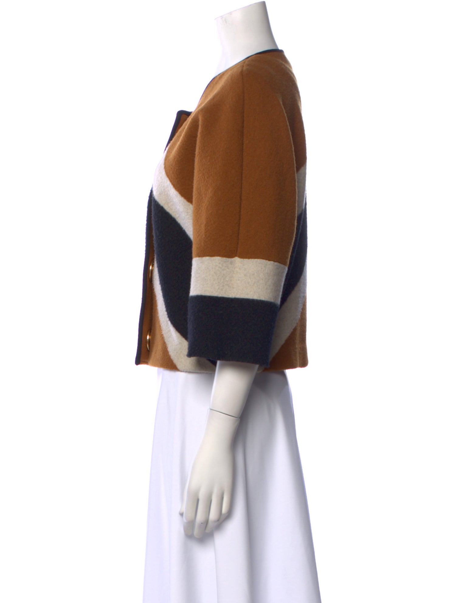 Burberry Prorsum Merino Wool Striped Sweater