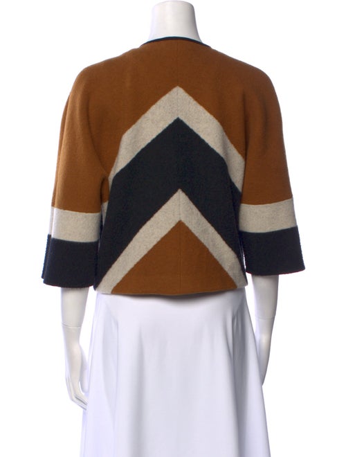 Burberry Prorsum Merino Wool Striped Sweater