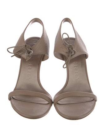 Burberry Prorsum Leather Slingback Sandals