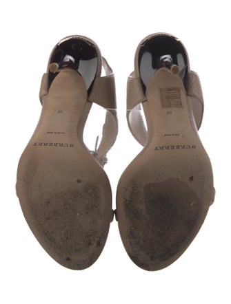 Burberry Prorsum Leather Slingback Sandals