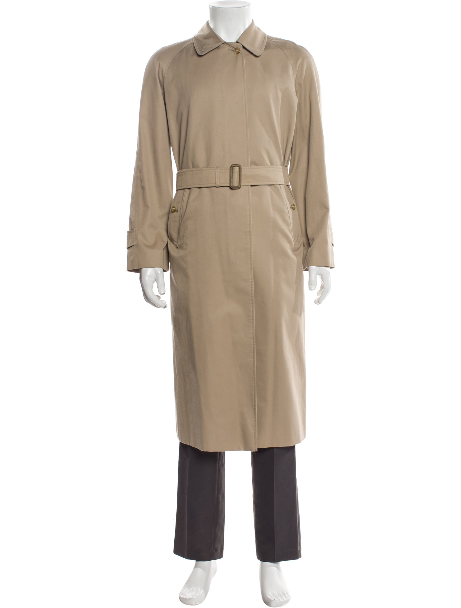 Burberry's Vintage House Check Pattern Trench Coat
