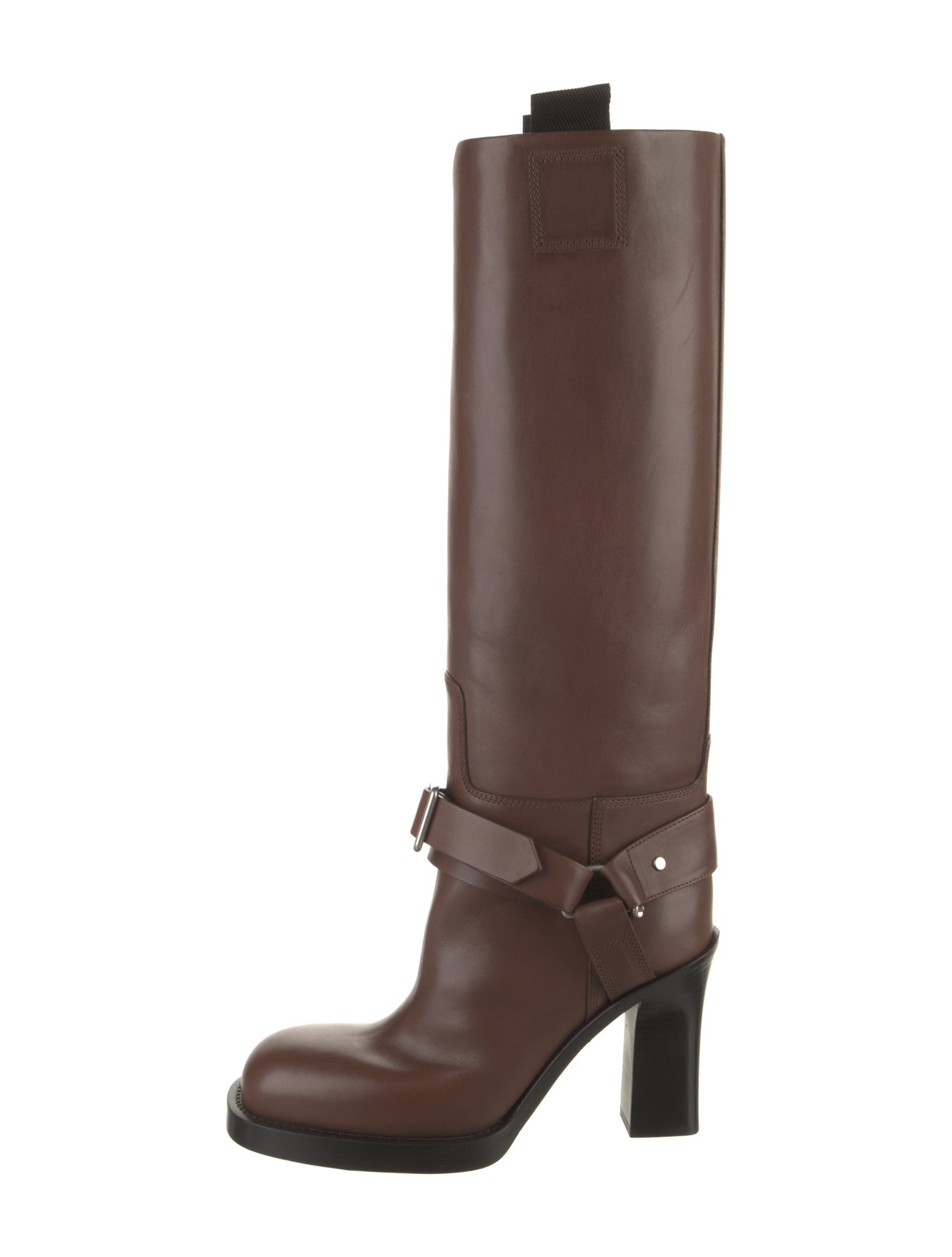 Burberry Leather Riding Boots