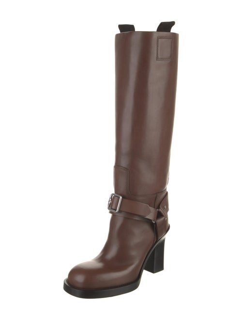 Burberry Leather Riding Boots