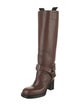 Burberry Leather Riding Boots