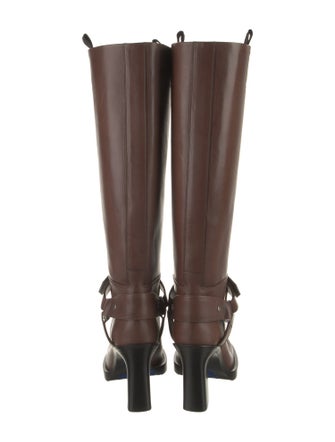 Burberry Leather Riding Boots