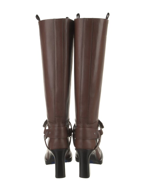 Burberry Leather Riding Boots