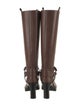 Burberry Leather Riding Boots