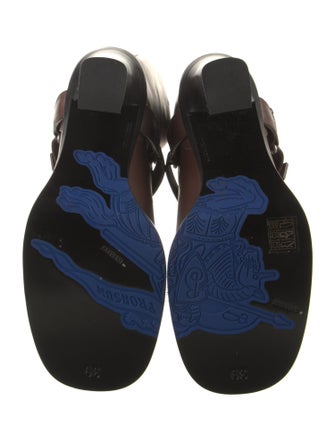 Burberry Leather Riding Boots