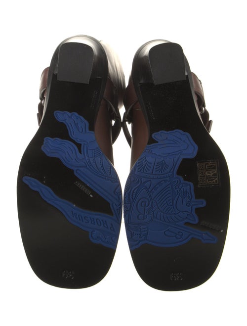 Burberry Leather Riding Boots