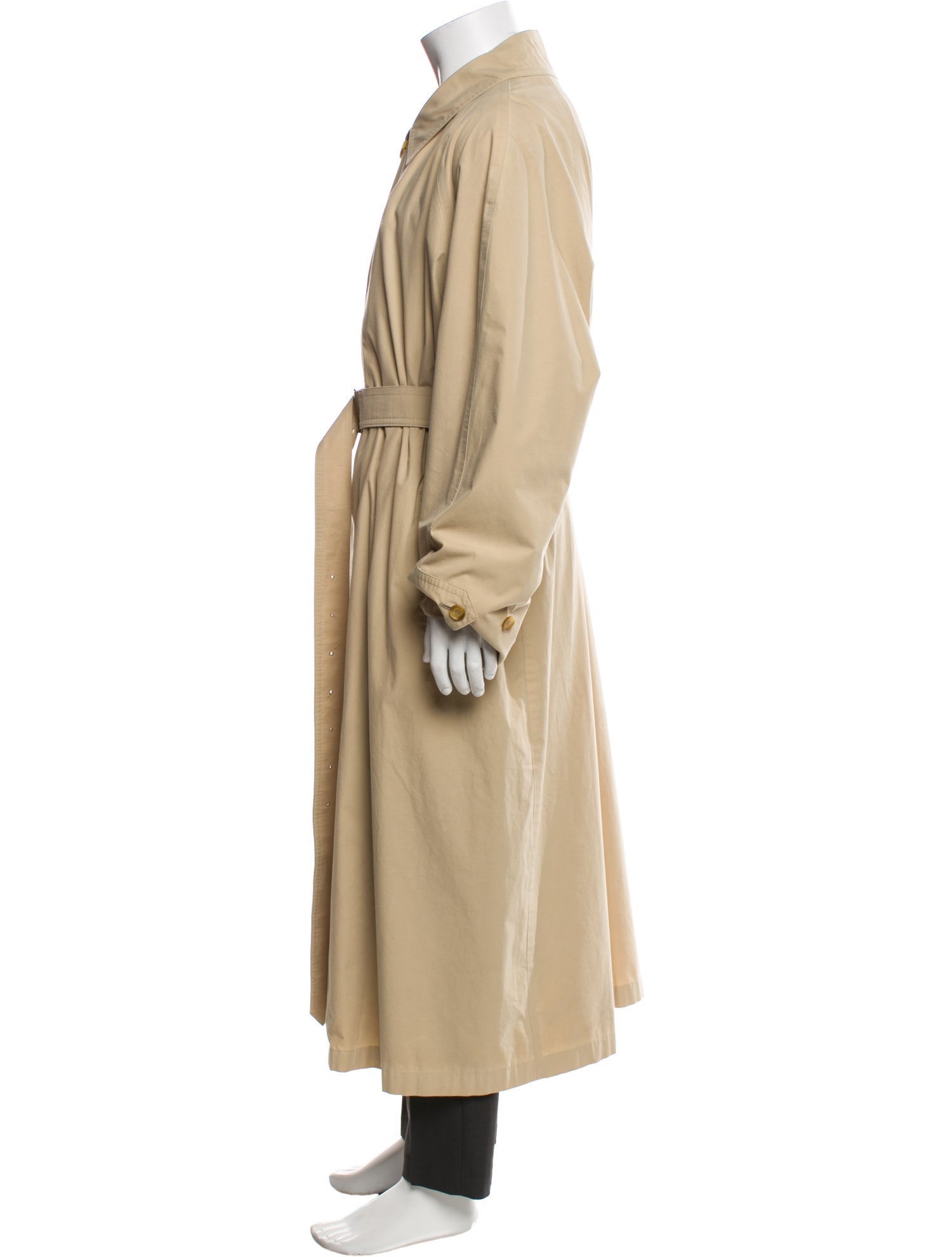 Burberry's Vintage Nova Check Pattern Trench Coat