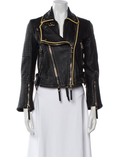 Burberry Prorsum Lamb Leather Biker Jacket