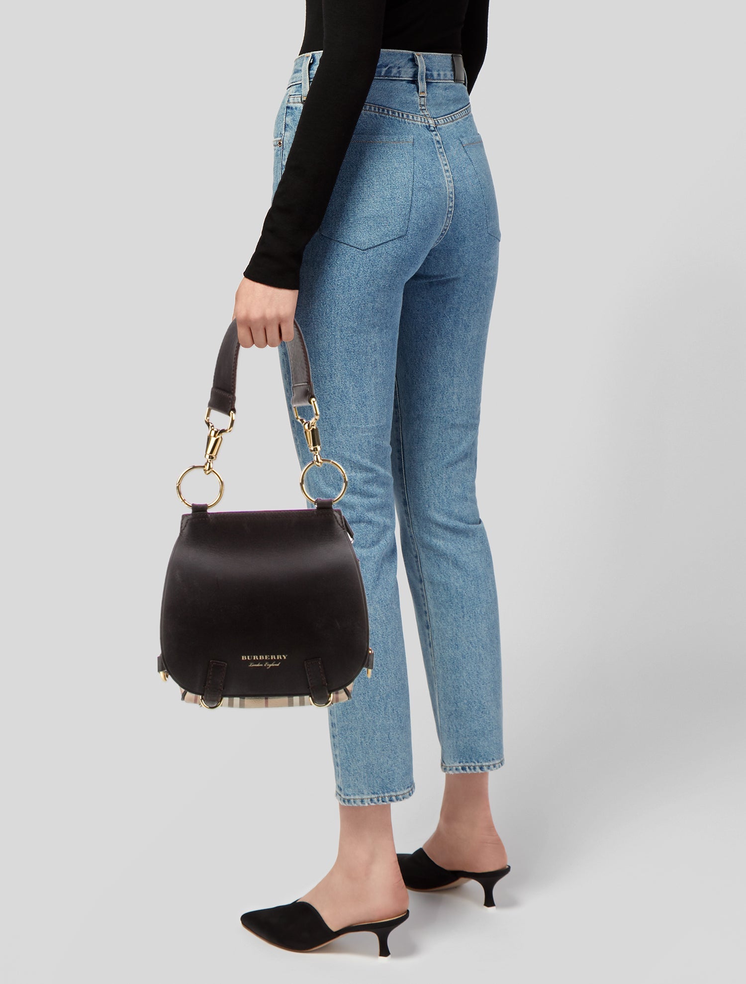 Burberry Haymarket Check Bridle