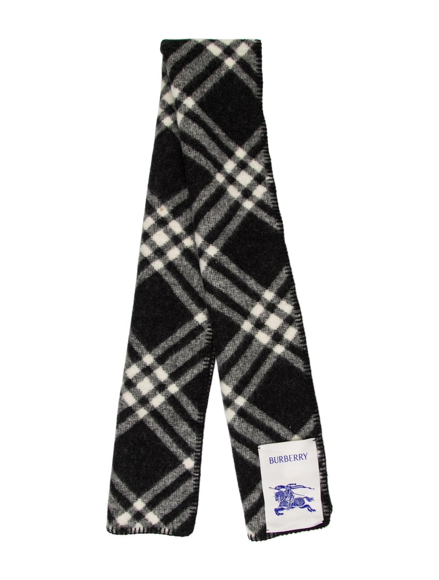 Burberry Prorsum Wool Printed Scarf