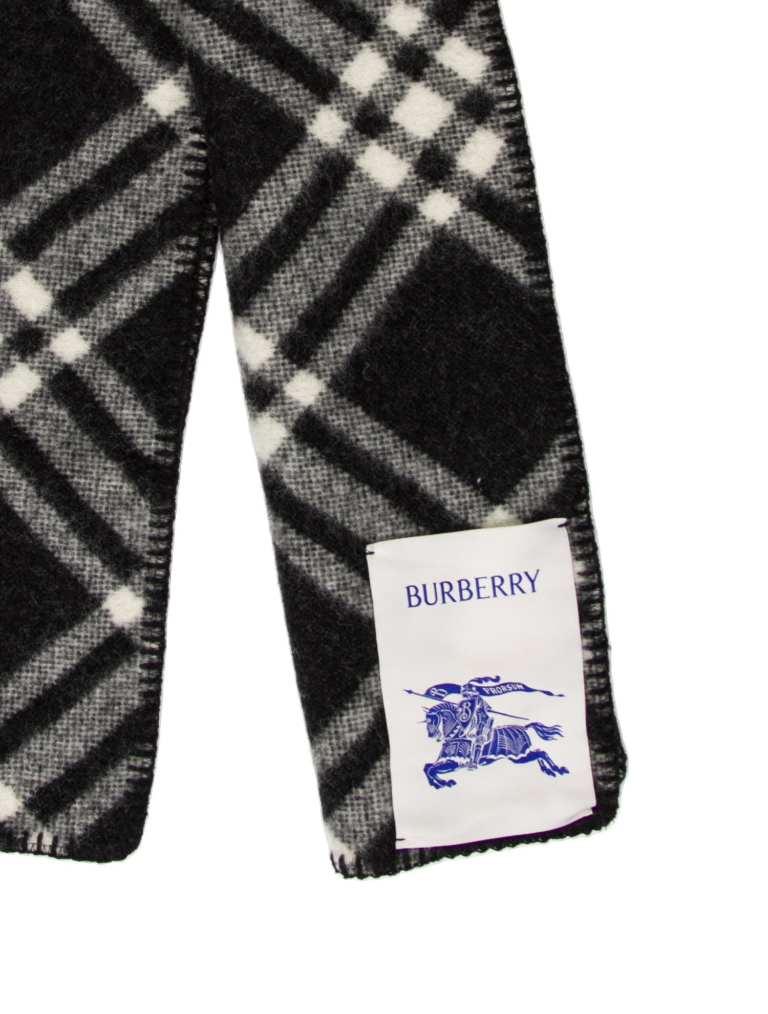 Burberry Prorsum Wool Printed Scarf