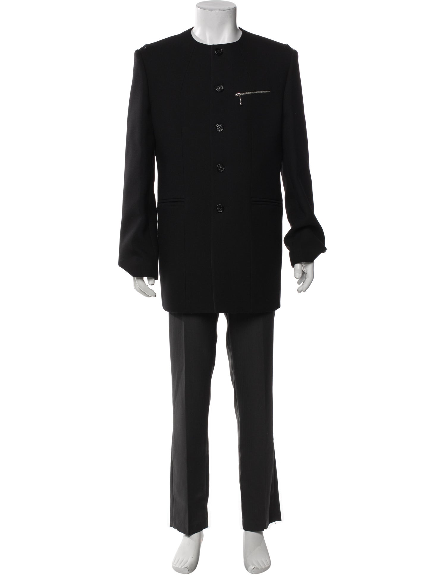 Burberry Prorsum Abstract Check Virgin Wool Overcoat w/ Tags