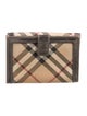 Burberry Prorsum House Check Pattern Compact Wallet