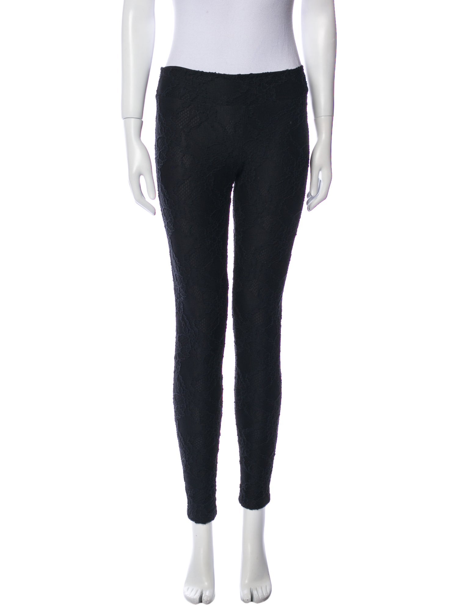 Burberry Prorsum Lace Skinny Leg Pants