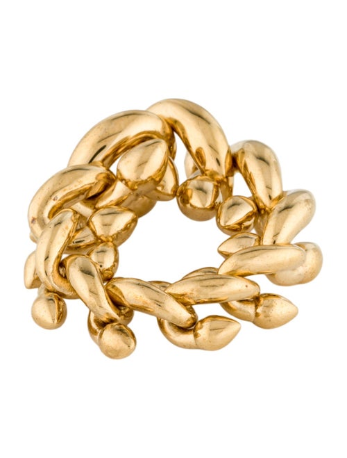 Burberry Spear Chain Band Ring