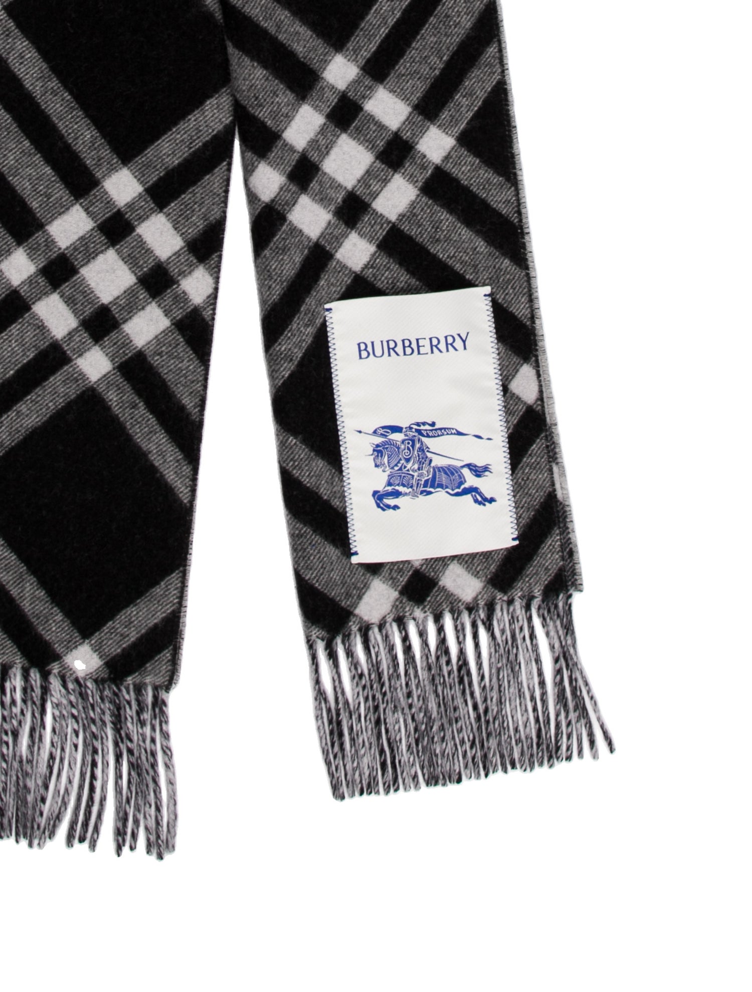 Burberry Prorsum Cashmere Striped Scarf