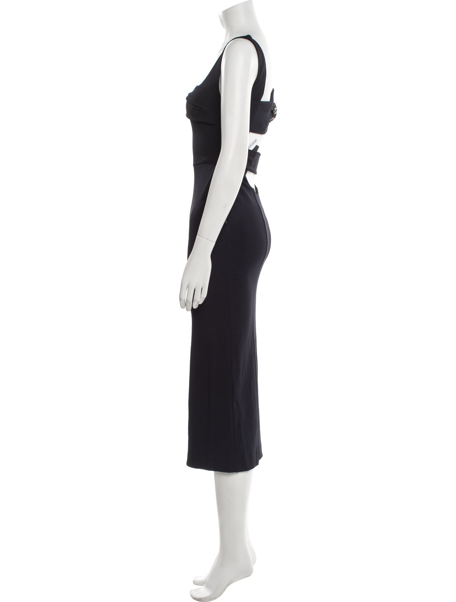 Burberry Prorsum Square Neckline Midi Length Dress w/ Tags