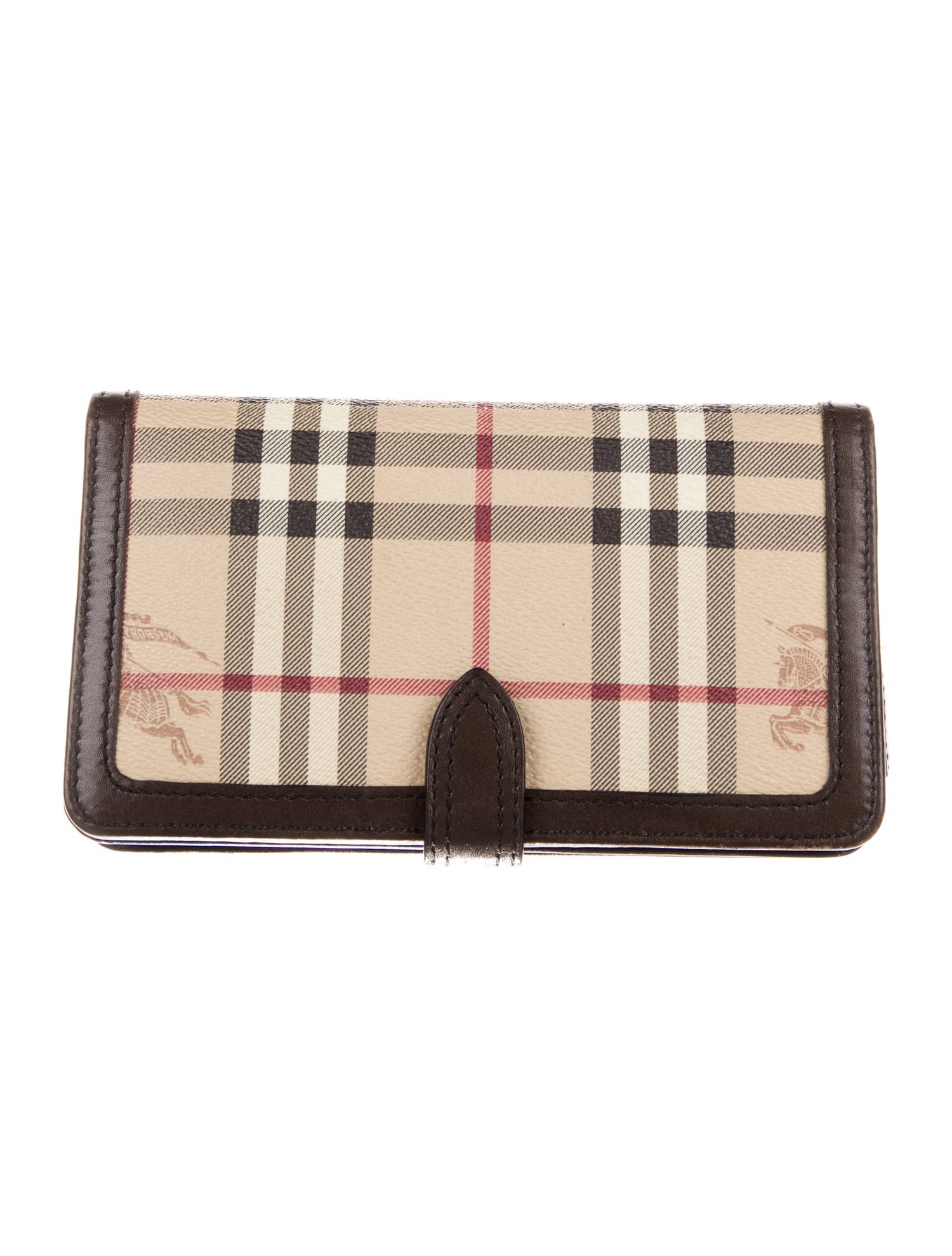 Burberry Prorsum Haymarket Check Pattern Printed Wristlet