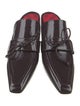Burberry Prorsum Patent Leather Bow Accents Mules