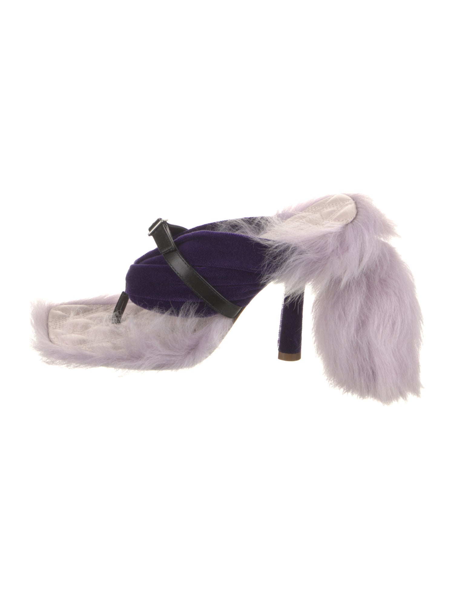 Burberry Prorsum Velvet Slides