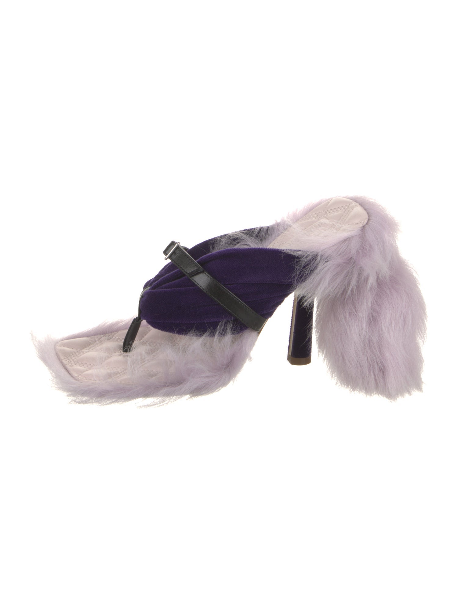 Burberry Prorsum Velvet Slides