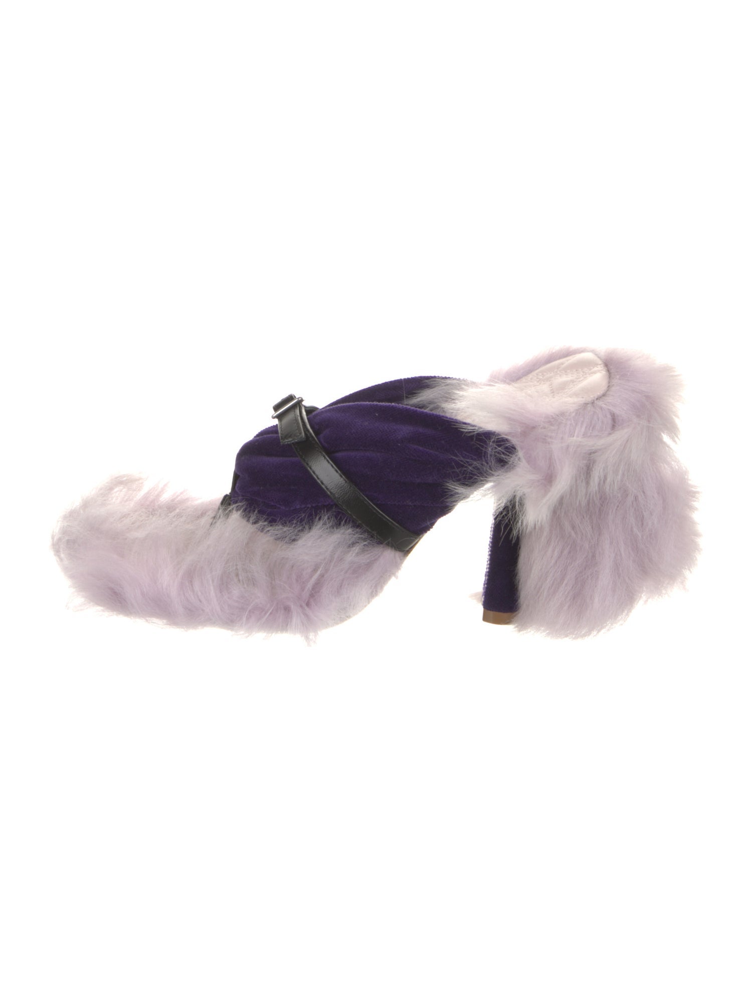 Burberry Prorsum Velvet Slides