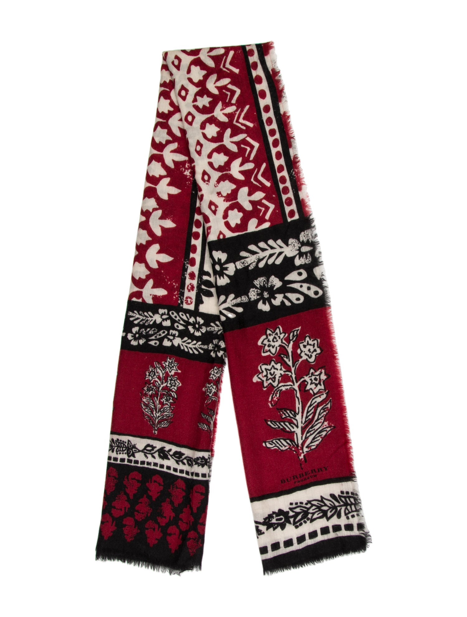 Burberry Prorsum Cashmere Striped Scarf