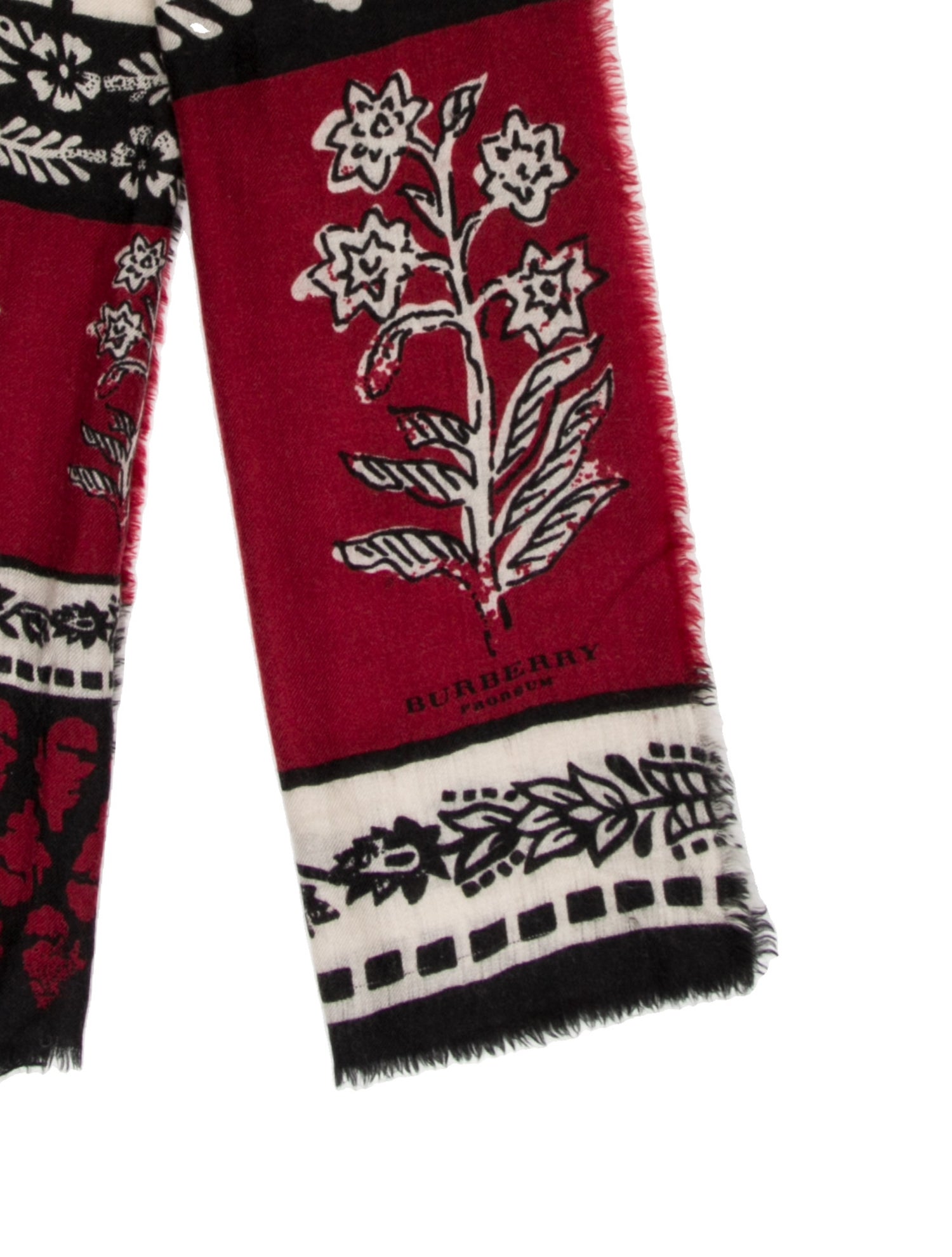 Burberry Prorsum Cashmere Striped Scarf