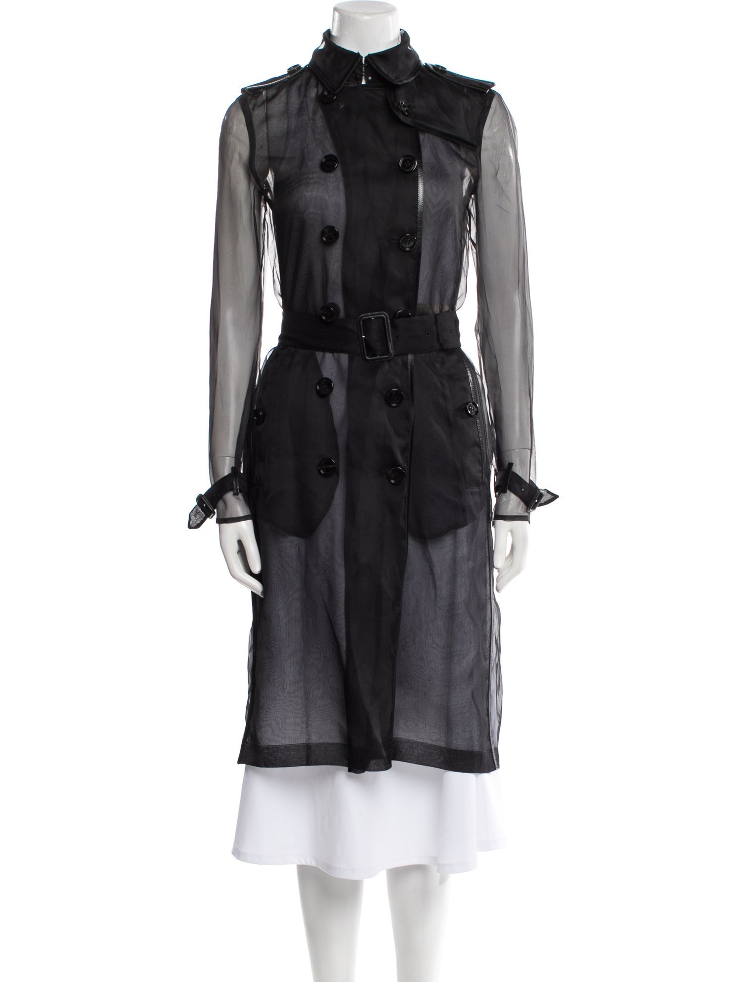 Burberry Prorsum Silk Trench Coat w/ Tags