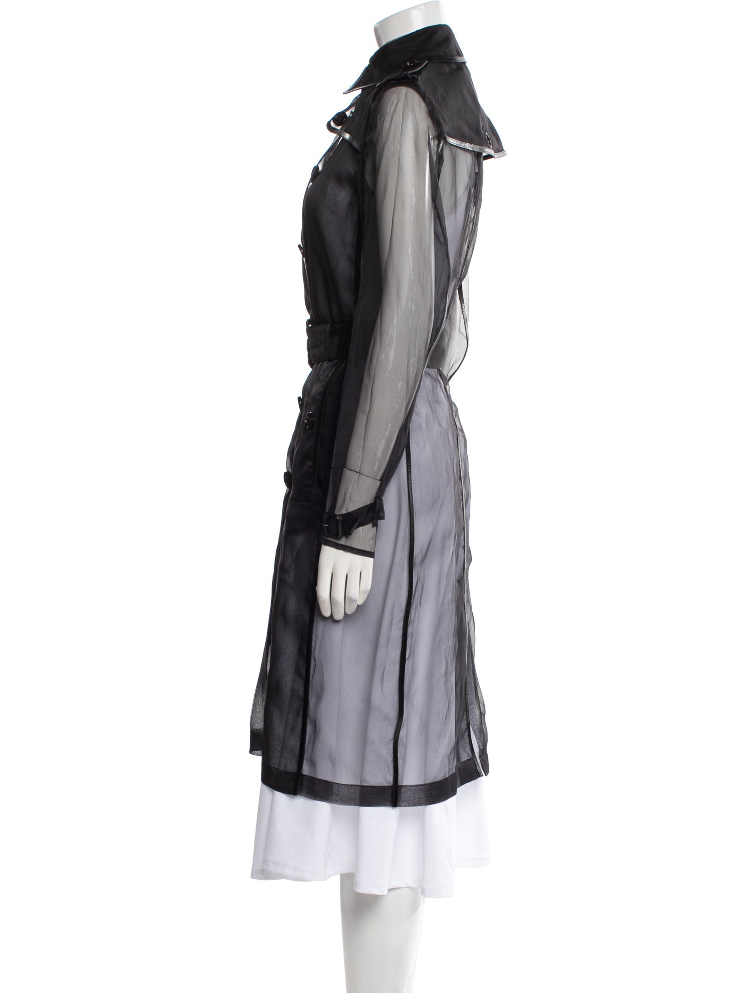 Burberry Prorsum Silk Trench Coat w/ Tags