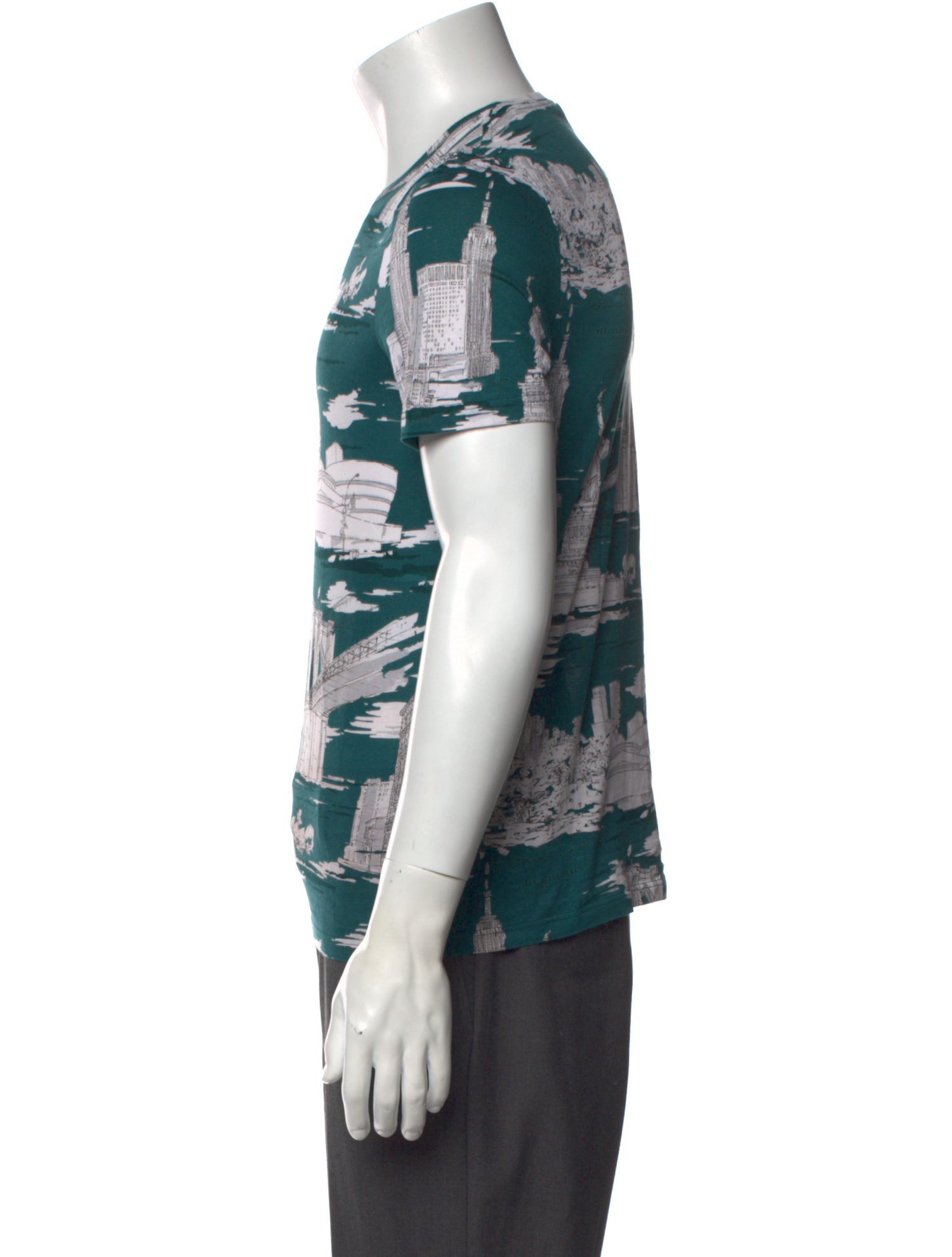 Burberry Prorsum Printed Crew Neck T-Shirt