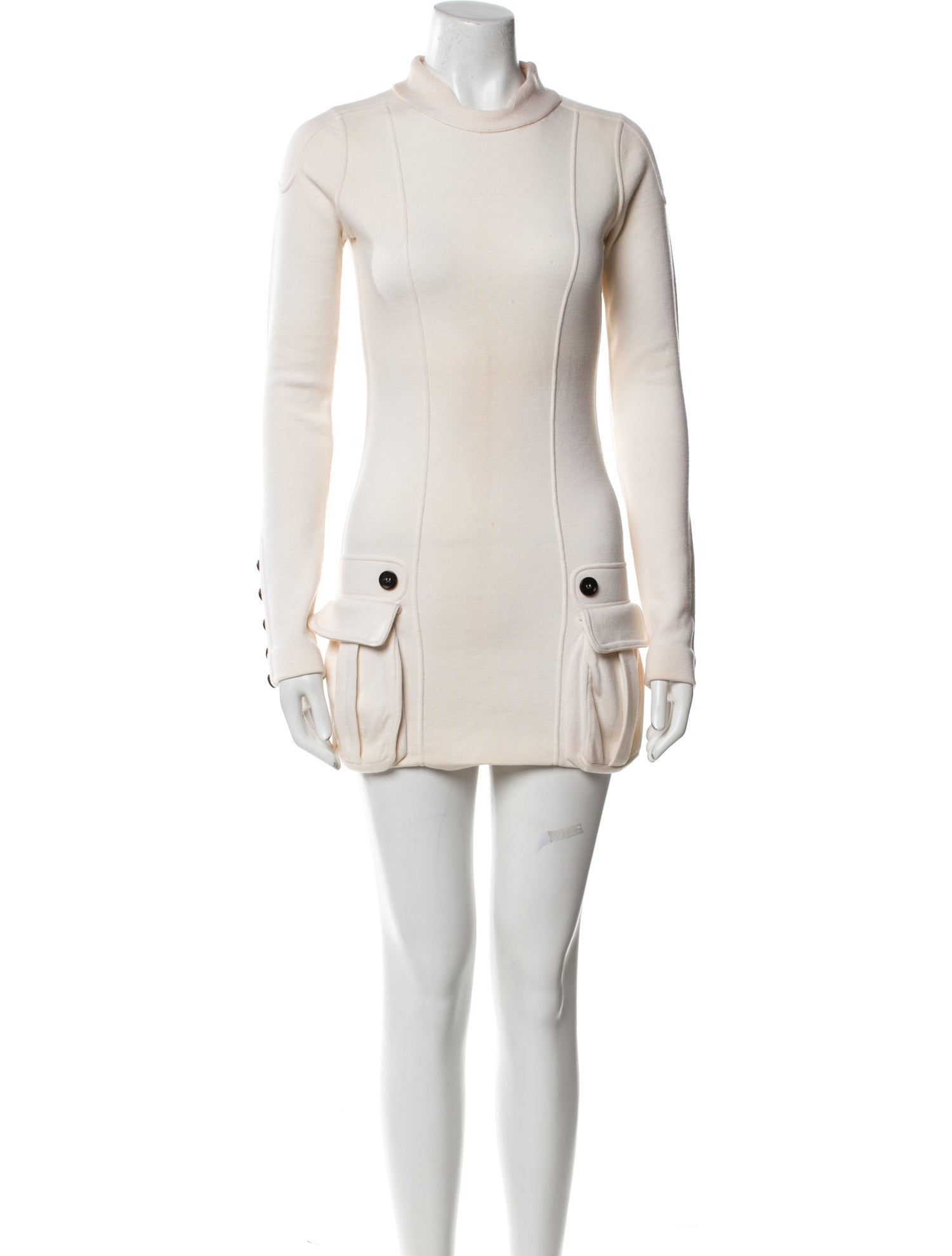 Burberry Prorsum Merino Wool Mini Dress