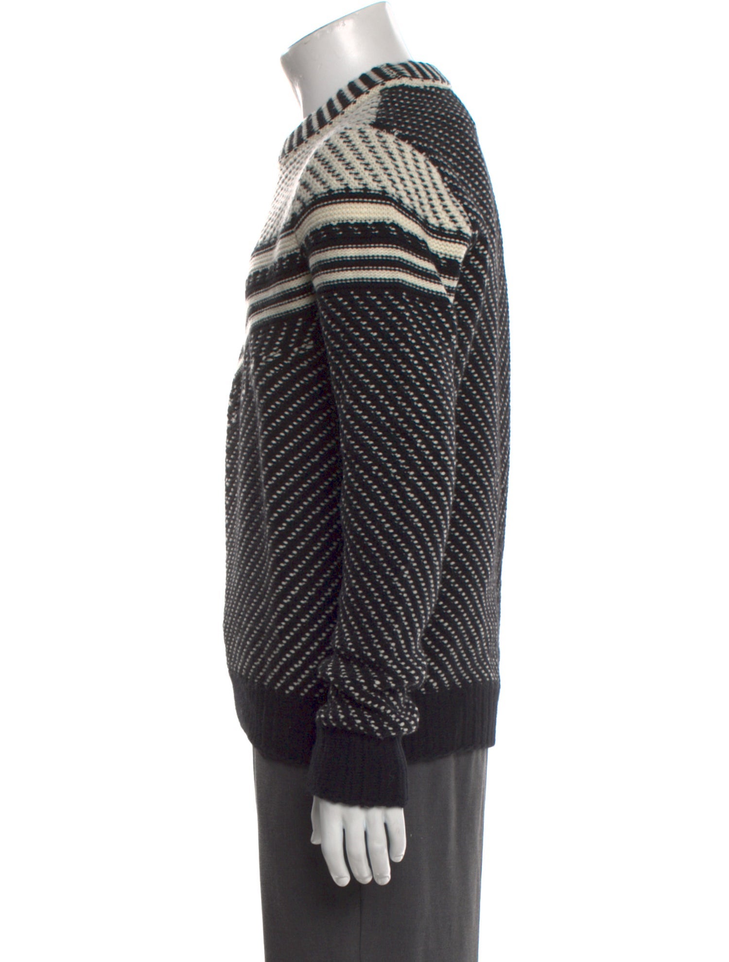 Burberry Prorsum Wool Striped Pullover