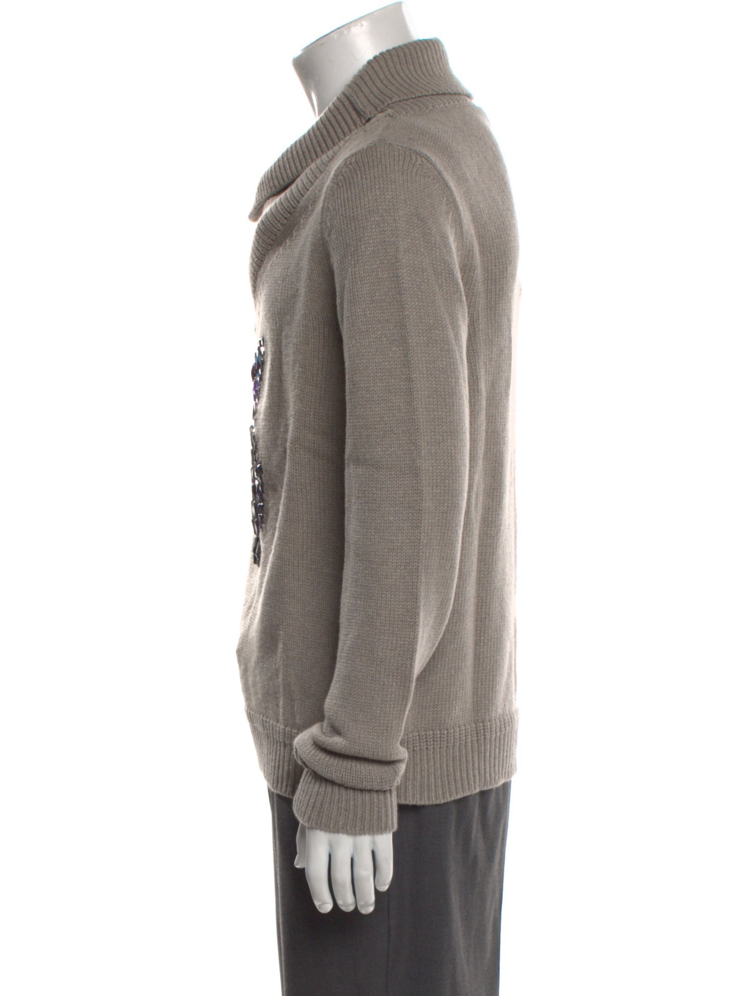 Burberry Prorsum Cashmere Graphic Print Pullover