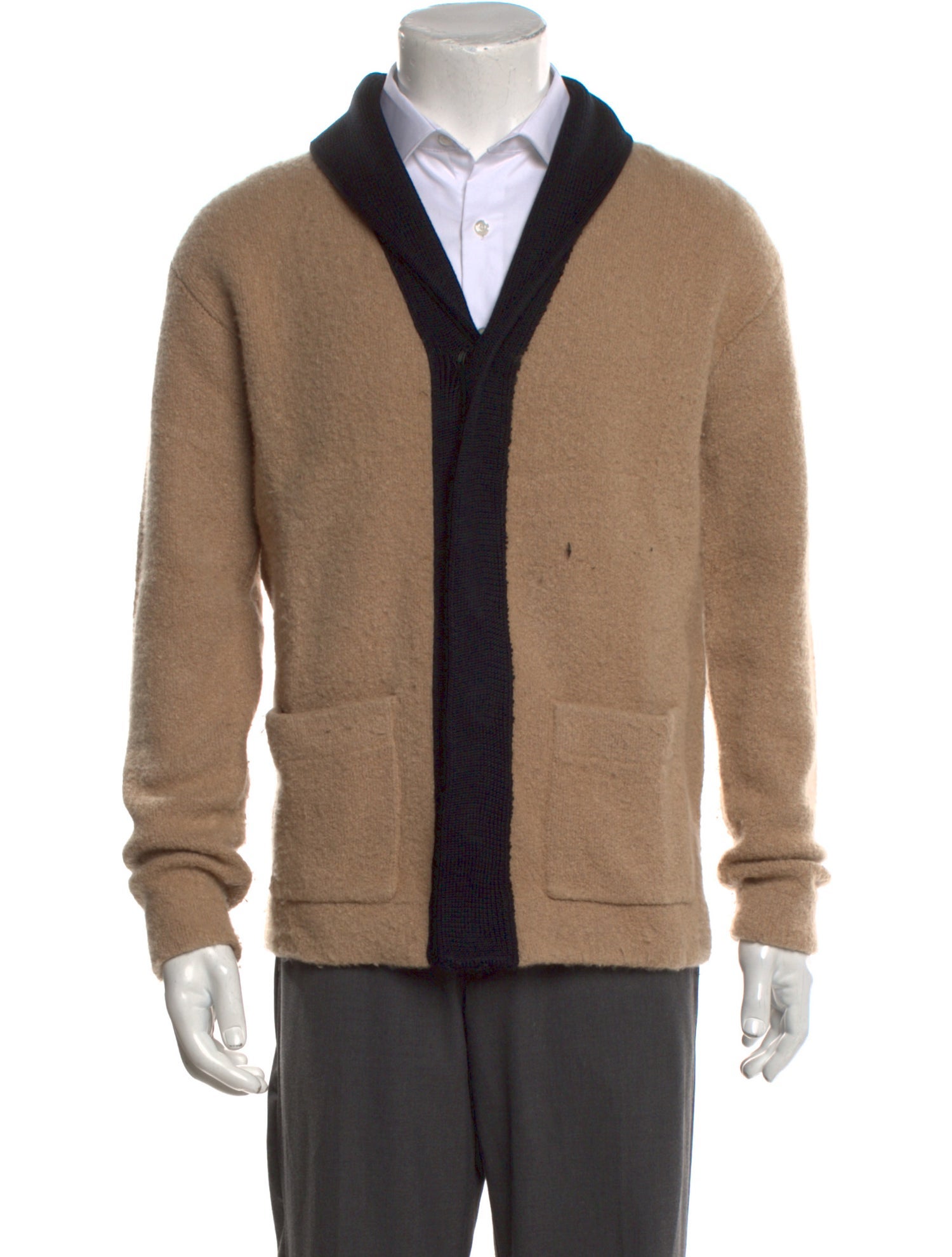 Burberry Prorsum Nova Check Pattern Silk Cardigan