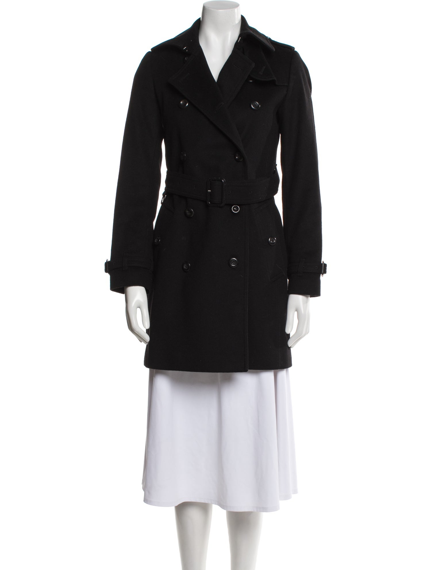 Burberry Prorsum Virgin Wool Peacoat