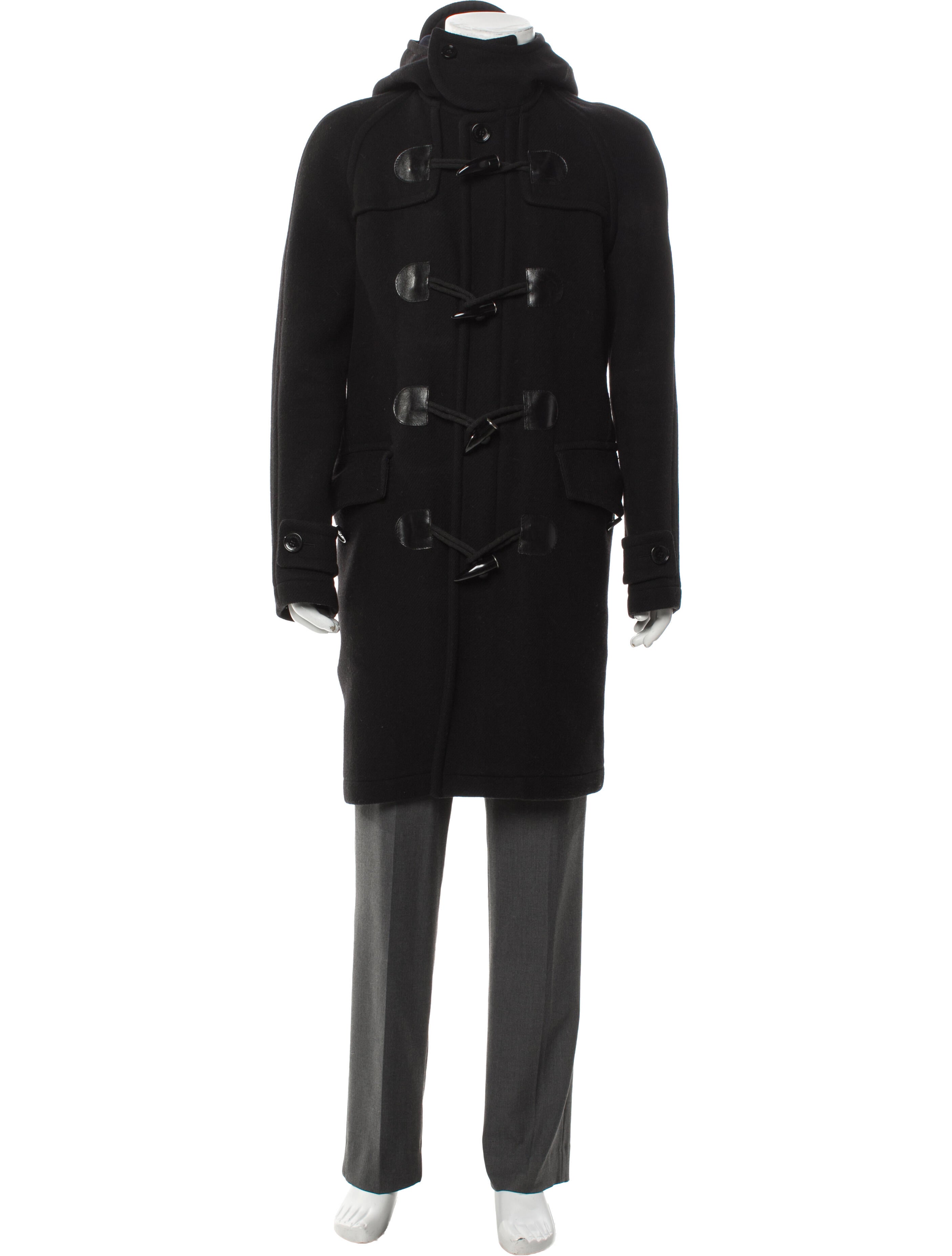 Burberry Prorsum Nova Check Pattern Wool Parka