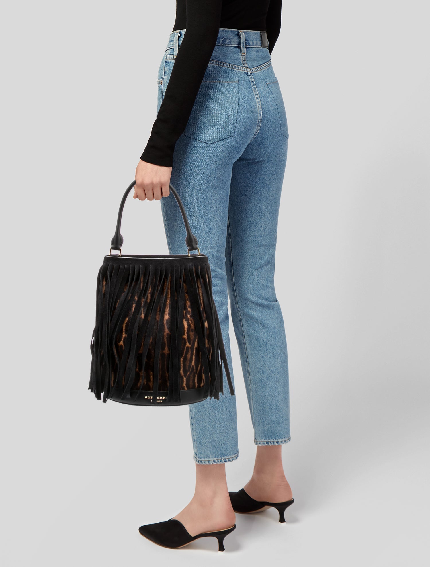 Burberry Prorsum Ponyhair Evening Bag