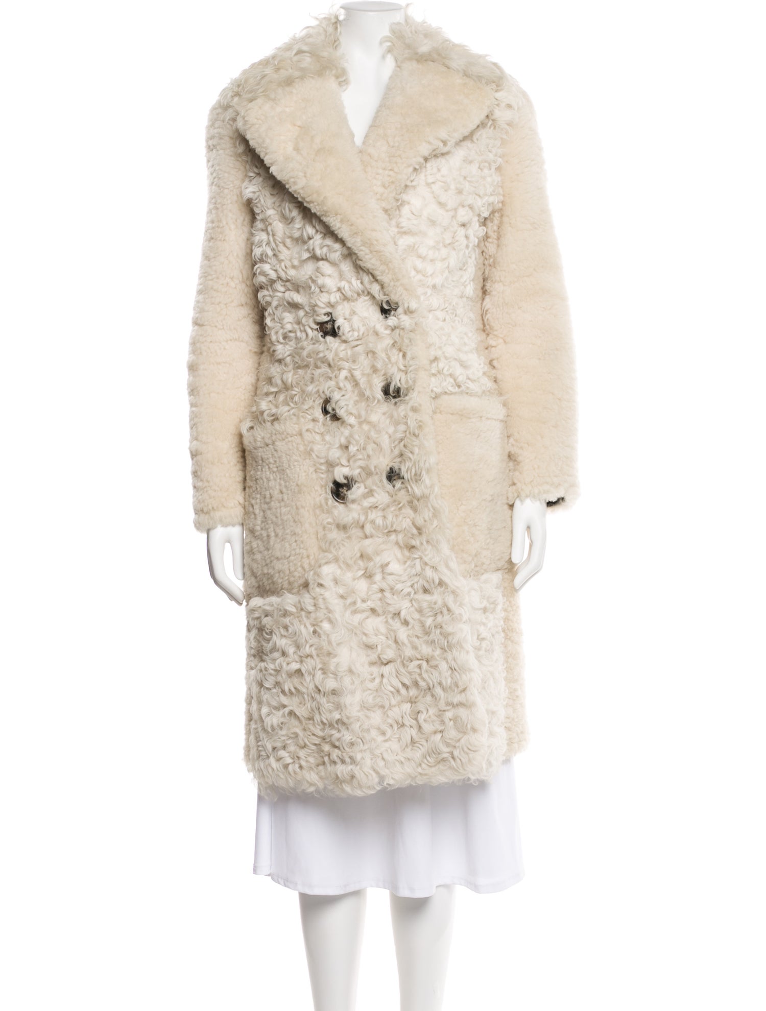 Burberry Prorsum 2014 Shearling Fur Coat