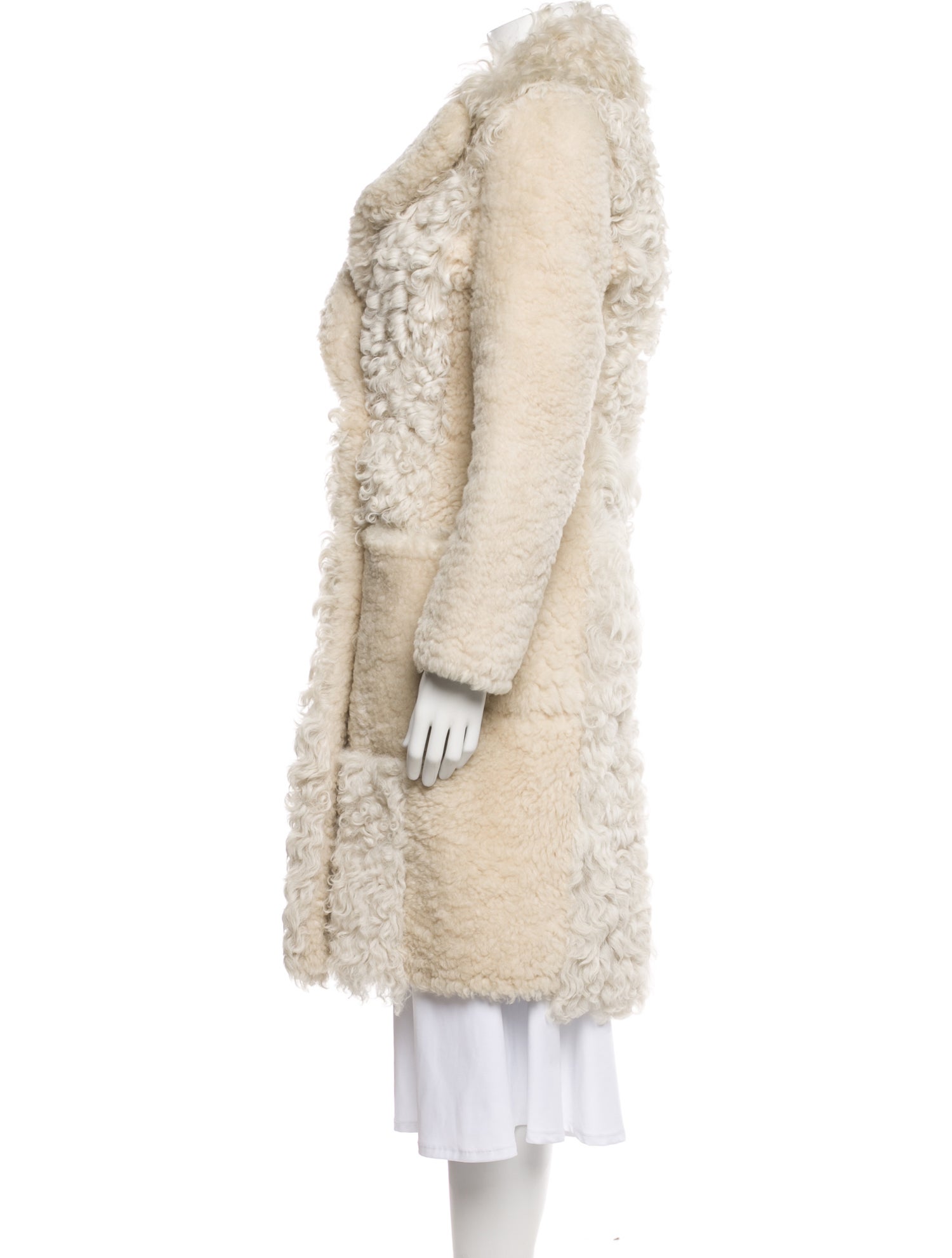 Burberry Prorsum 2014 Shearling Fur Coat