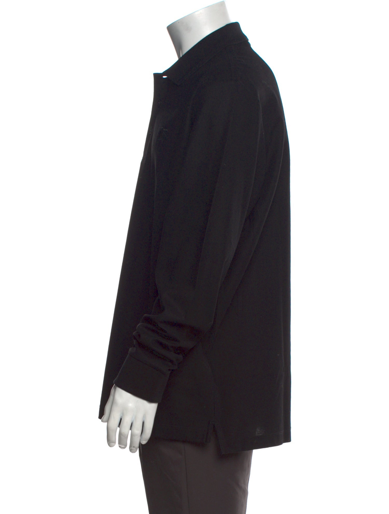 Burberry Collar Long Sleeve Polo Shirt w/ Tags