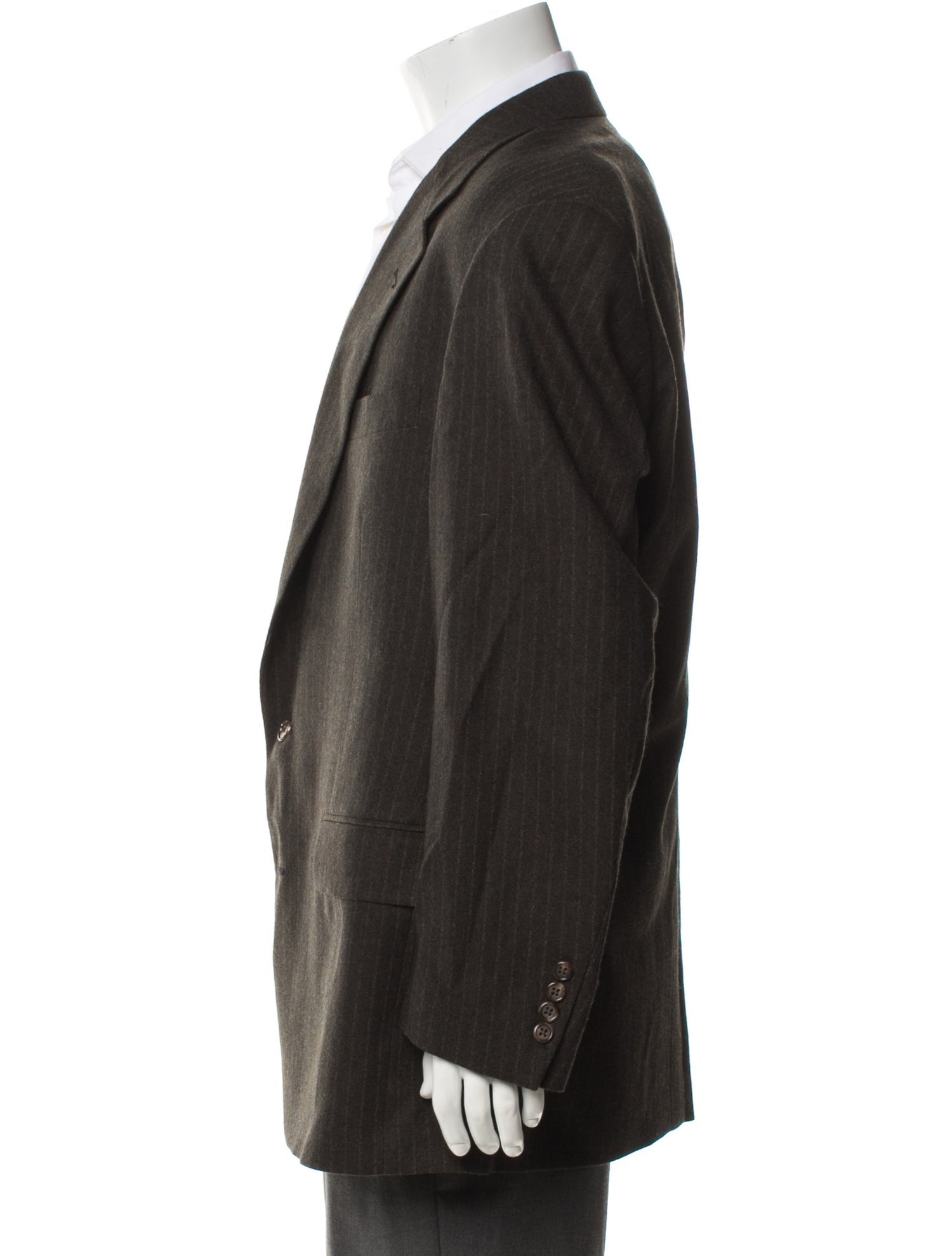 Burberry's Wool Striped Blazer