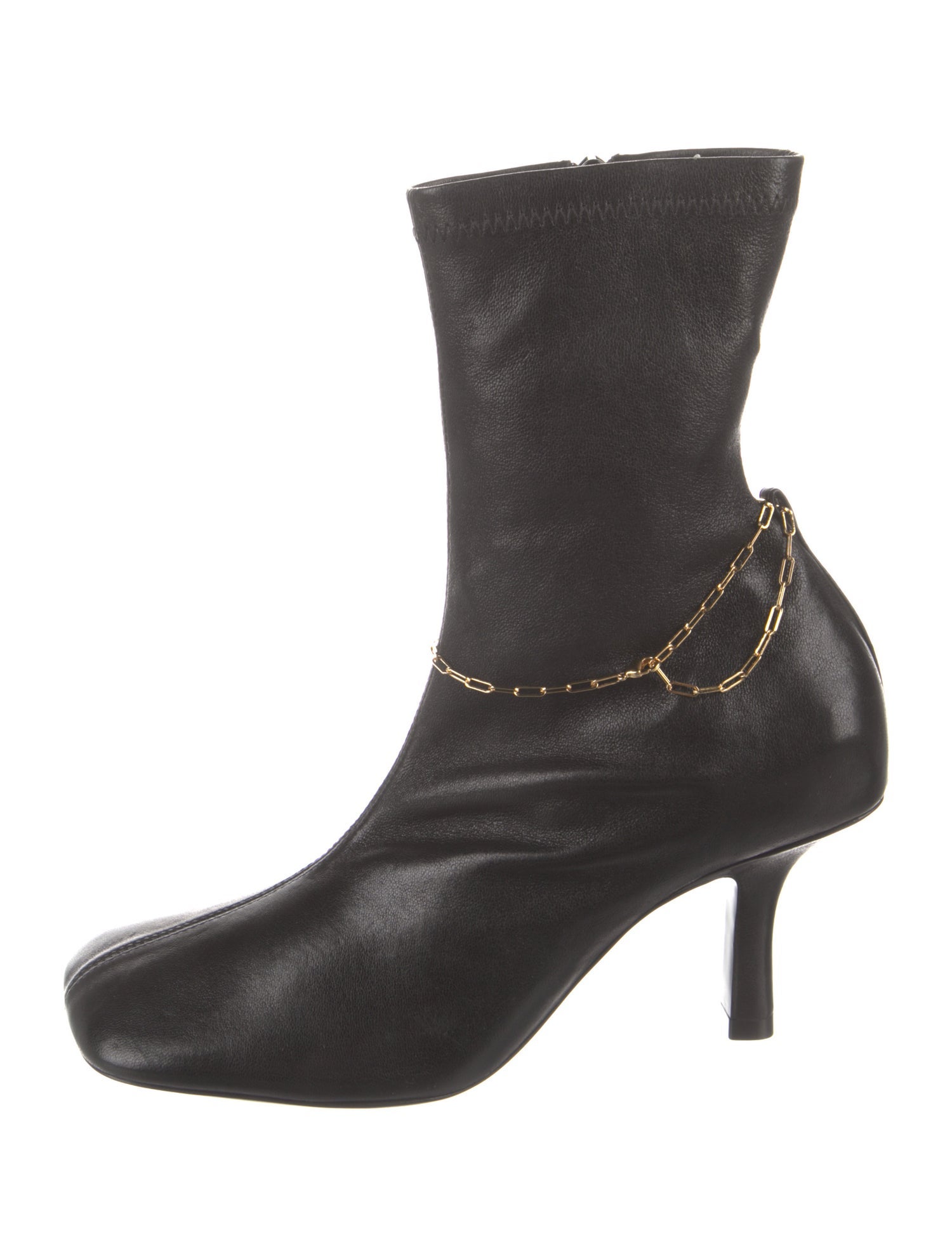 Burberry Prorsum Leather Moto Boots