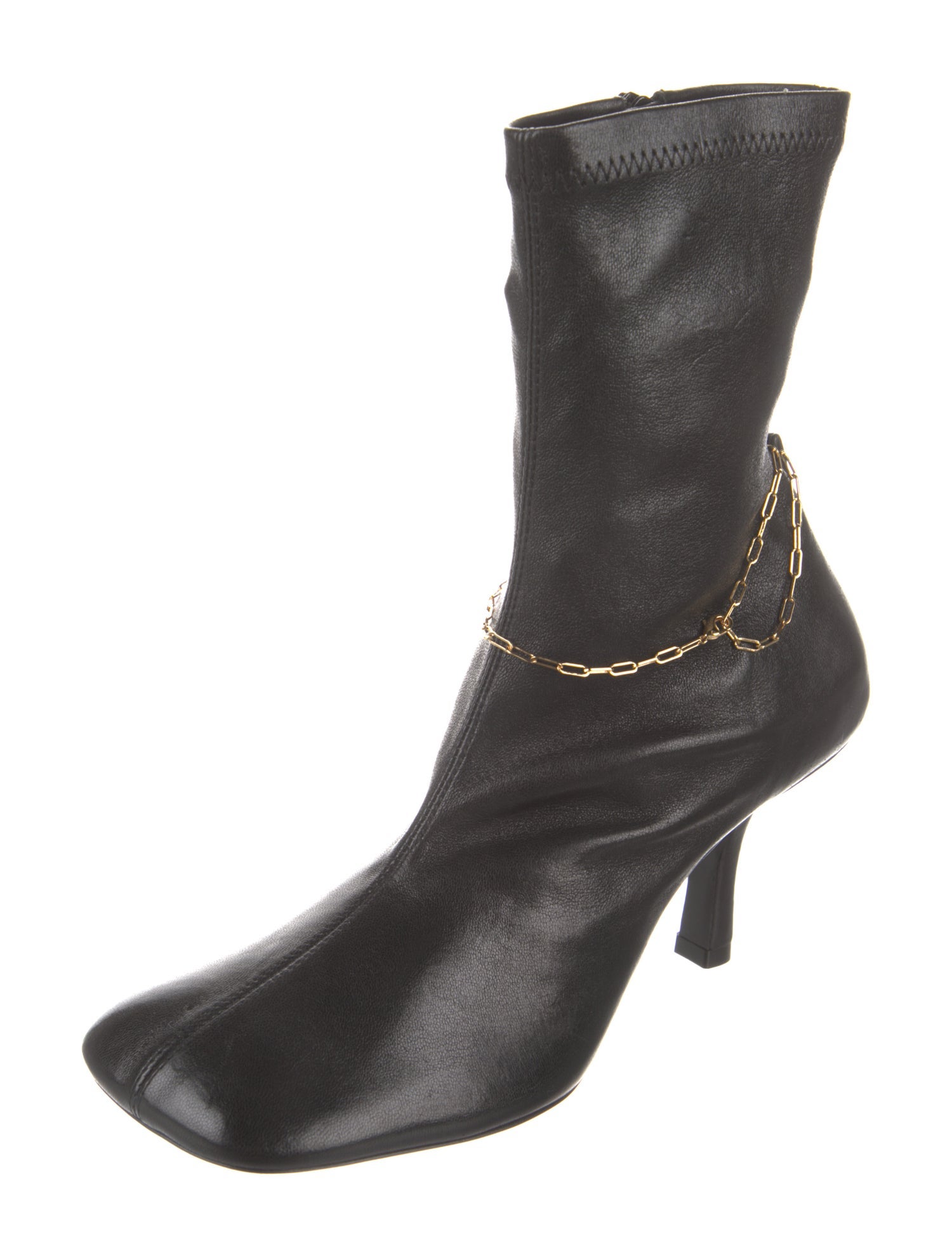 Burberry Prorsum Leather Moto Boots