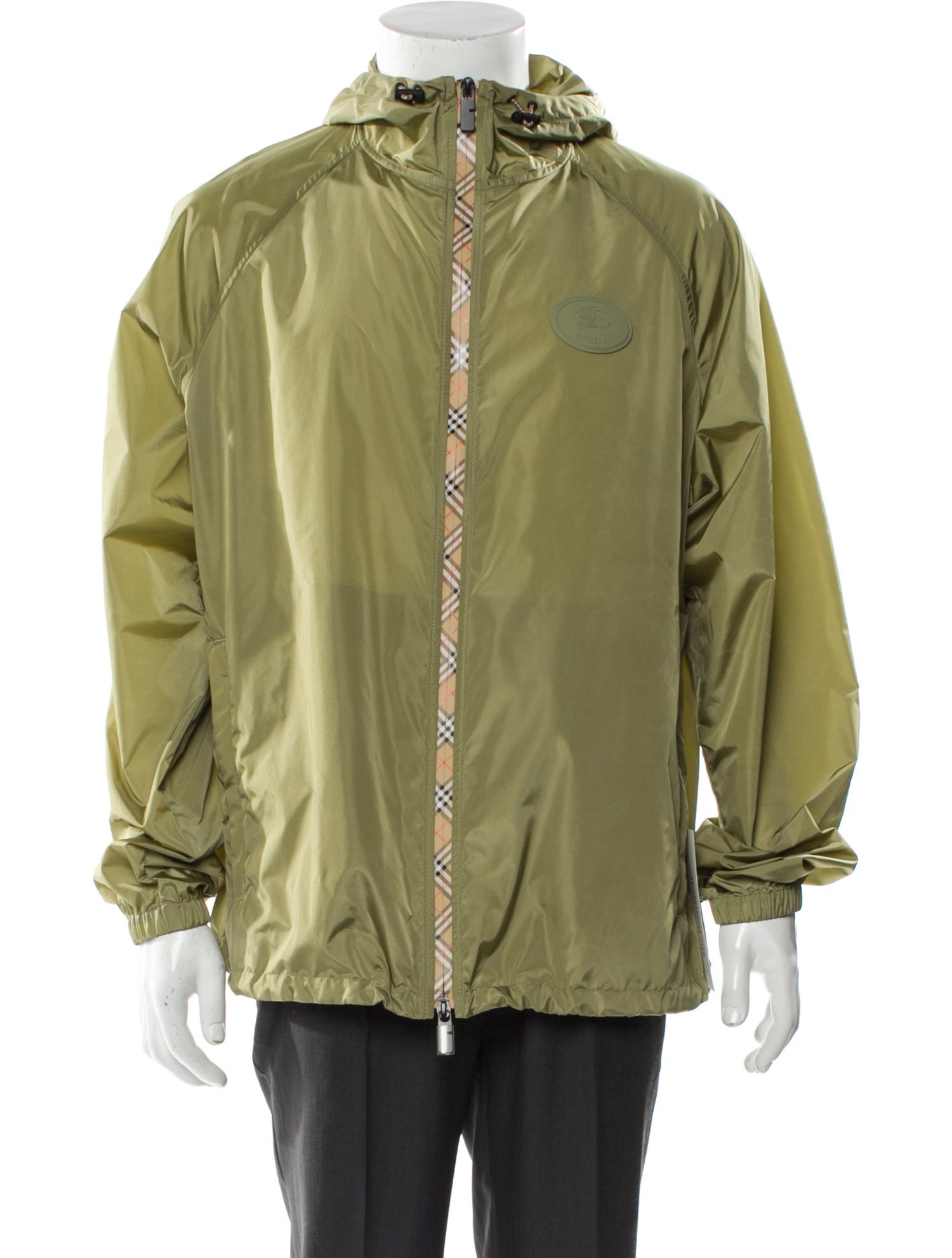 Burberry Prorsum House Check Pattern Windbreaker