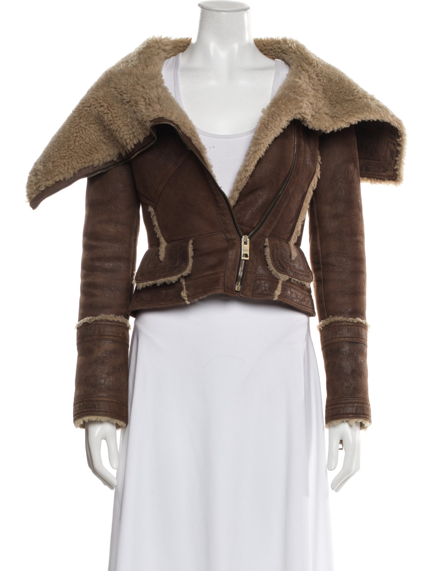 Burberry Prorsum Shearling Fur Jacket
