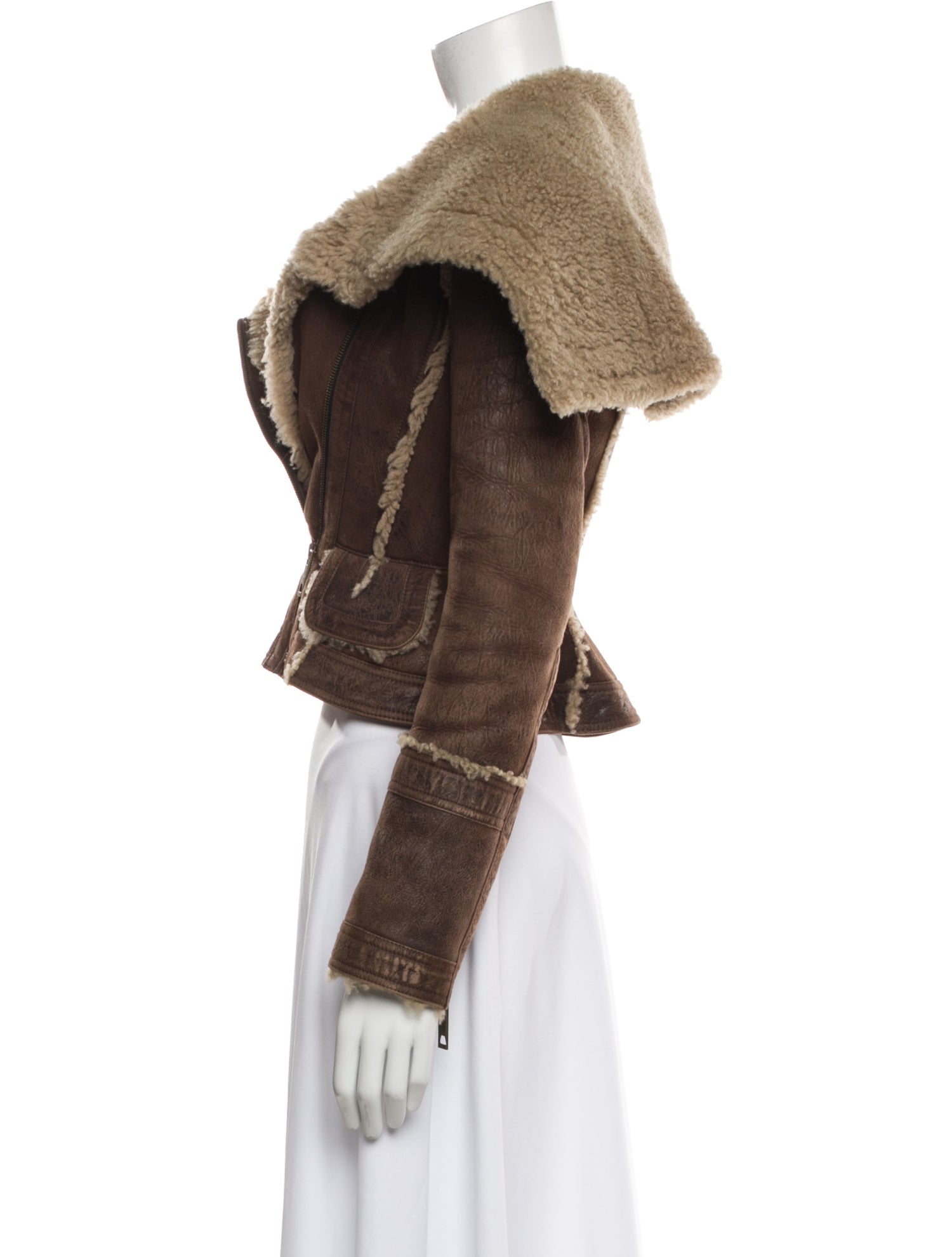 Burberry Prorsum Shearling Fur Jacket